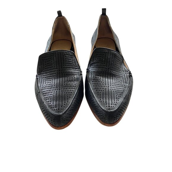 Vince Camuto Leather Loafers Black Size 9 - Picture 4 of 11